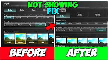 Good News 🤩 Bgmi Super Smooth Option Showing Trick 🤯 | Super Smooth Graphics Not Showing In Bgmi