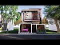 Renovasi rumah subsidi 2 lantai yang muat untuk 2 mobil, desain rumah 6x10 orang kaya yang sederhana