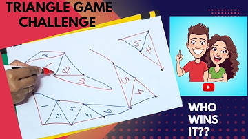 TRIANGLE GAME on board / Connect the dots game-board /Dot the triangle game / 3 dot board game