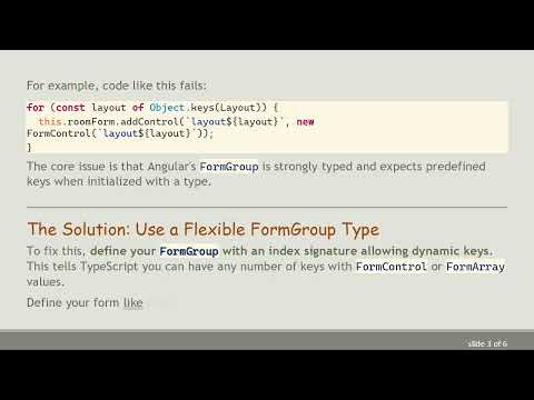 How to Dynamically Add Enum Values as FormControls in Angular 17 FormGroup