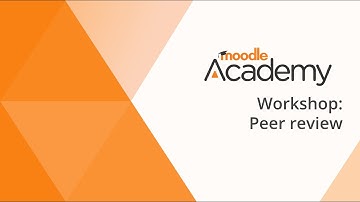 Workshop Peer review in Moodle
