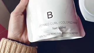 (03002060175) AUGEAS Keratin Nourishing Hair Straightening Rebonging 4 Permed Curl Colored Hair
