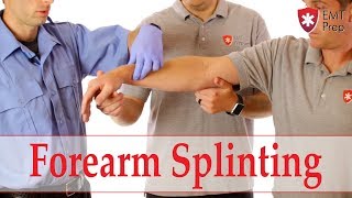 How to Splint a Forearm - EMTprep.com screenshot 5