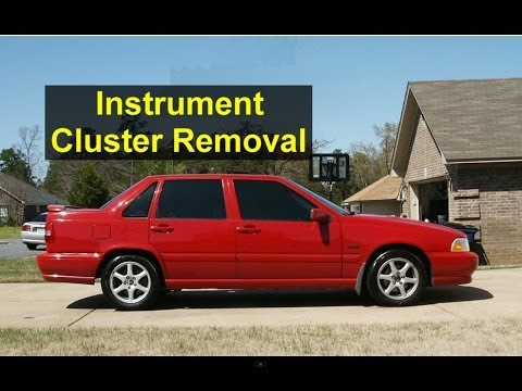 Instrument cluster removal Volvo S70, V70, XC70 - VOTD