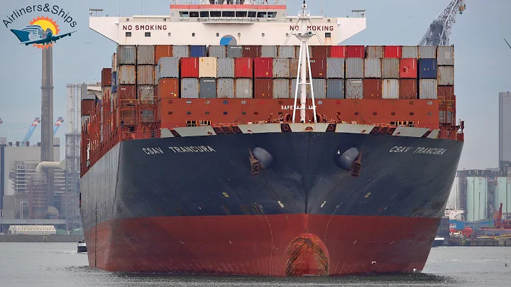 ROTTERDAM Shipspotting January 2022 with ULTRA LARGE CONTAINER SHIP MERETE MEARSK 4K