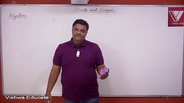 GATE Lectures| Algorithms | Divide and Conquer | Recurrence Relations Part 1 | Prof. Abdul Bari