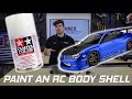 How to paint an rc body shell