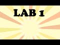 Chem. 227 PreLab Lecture For Lab 1