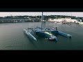 MISE A L'EAU du Trimaran SVR Lazartigue