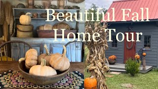 Beautiful Fall Home Tour of Mama’s House ~ Antiques~Primitives~Colonial Style