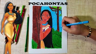 Pocahontas coloring page/Coloring Page/Time-Lapse/Pocahontas coloring /Pocahontas
