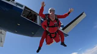 Darius’s Tandem Skydive from 13000 ft with the Red Devils. Reg Reg Reg!