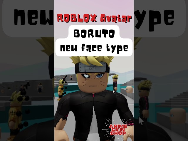 【BORUTO/New face type】This game is Roblox's "Anime skin shop" #Shorts