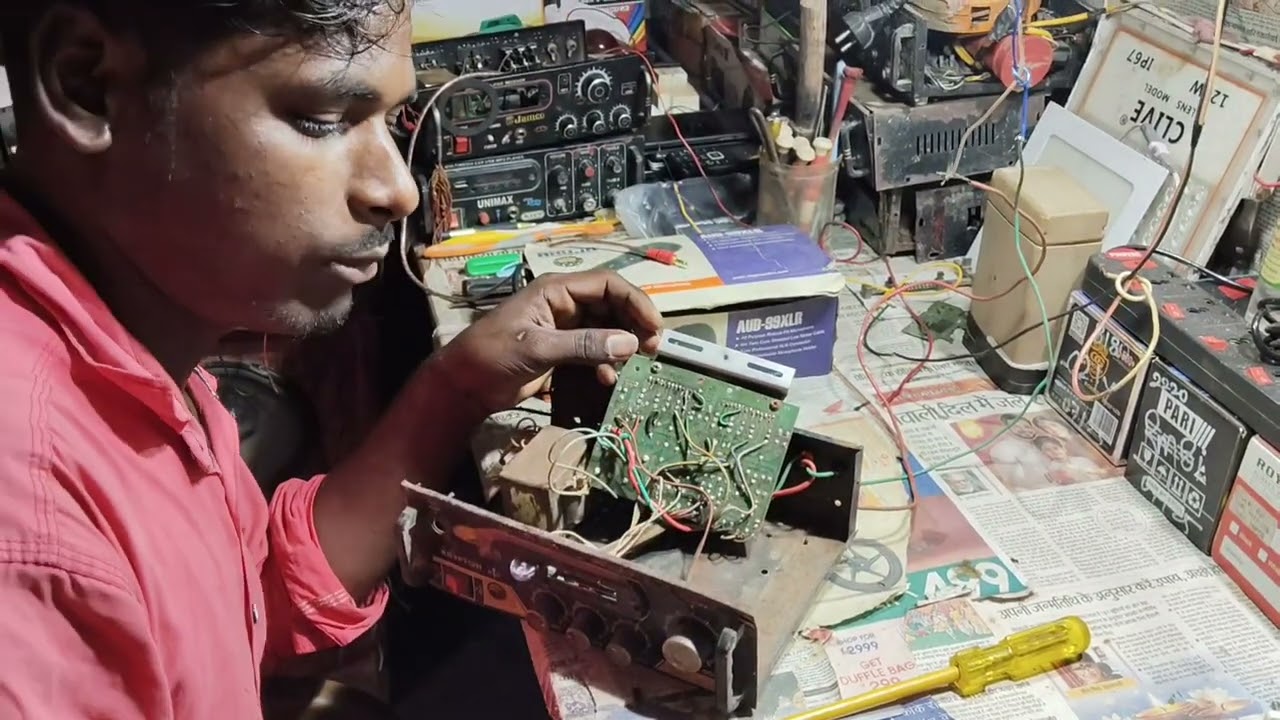 4440 Purana Amplifier Aawaz Nahi Aa Raha Hai  Dhuwa Nikal Gaya Kabad Ka Jugad Amplifier Repairing 