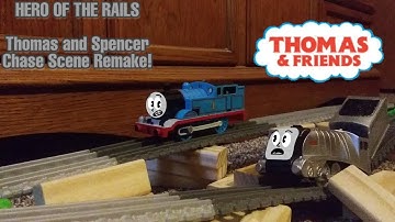 Thomas & Friends | Hero of the Rails Thomas & Spencer Chase Scene! (Trackmaster, TOMY, Plarail)