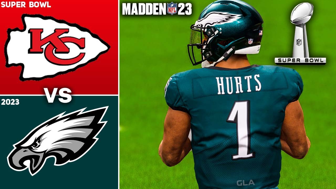 Eagles vs. Chiefs Super Bowl 57 Simulation Madden 23 Prediction PS5