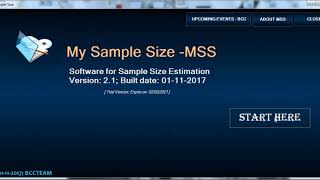 SAMPLE SIZE SOFTWARE MSS  [ BCCTEAM.COM]