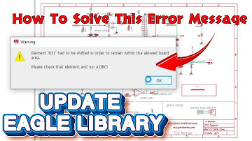 [SOLVED] How To Update Autodesk Eagle Library Into Existing Designed Board Without Moving Parts