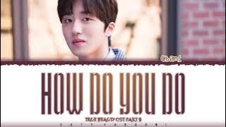 SF9 CHANI - 'HOW DO YOU DO' (TRUE BEAUTY OST PART 9) Lyrics [Color Coded_Han_Rom_Eng]