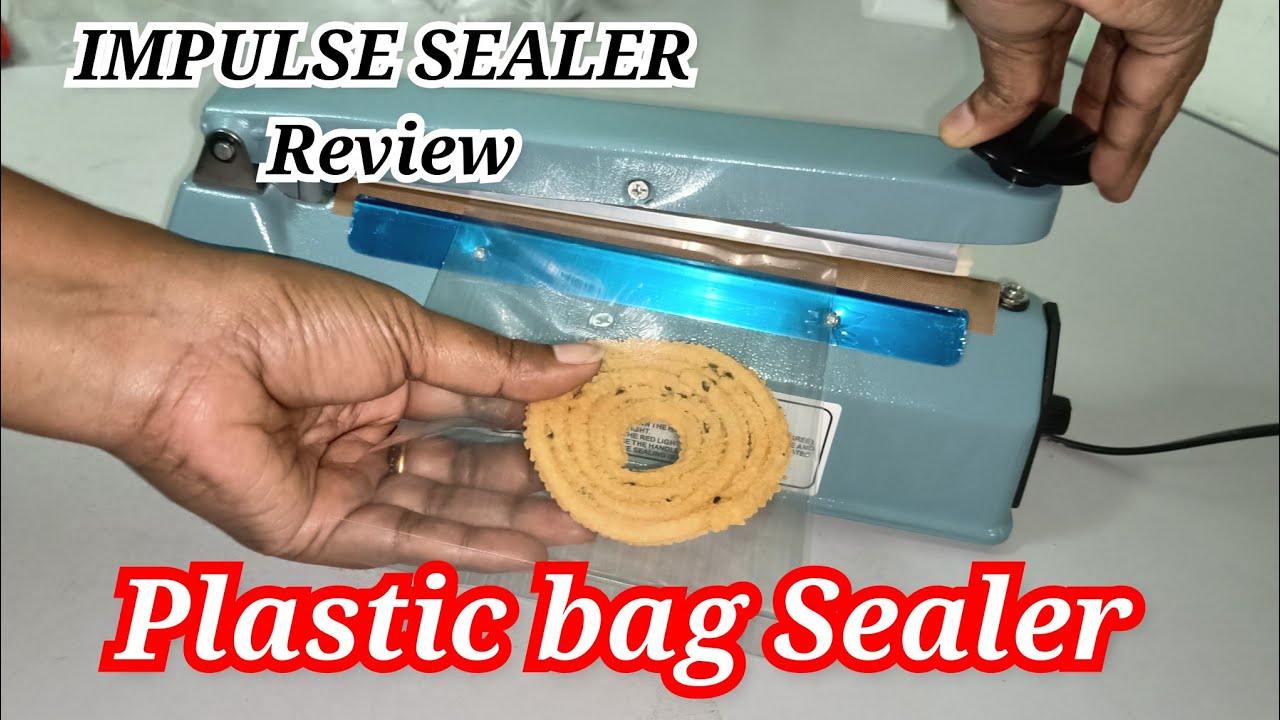 DEMO for Impulse Sealer Machine/How to use plastic bag sealer at home