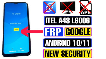 Itel A48 (L6006) FRP Bypass Android 10 Without PC | Itel A48 Google Account Bypass 2023 |