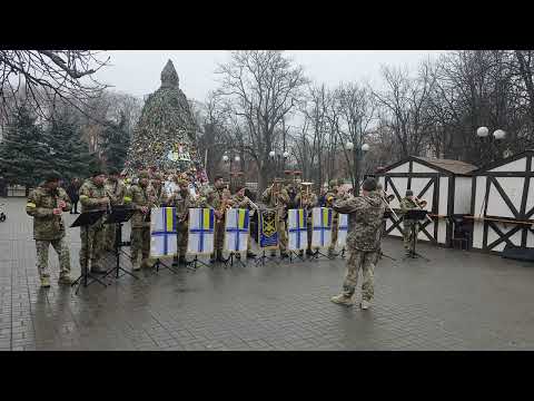 Видео: НИКОЛАЕВ Каштановый сквер / ЩЕДРИК в исполнении  военного оркестра