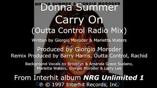 Donna Summer - Carry On (Outta Control Radio Mix) LYRICS - SHM &quot;NRG Unlimited 1&quot; 1997