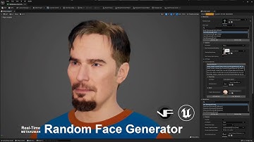 [T4Framework] MetaHuman - RealTime Random Face Generator | T4Framework Plugin