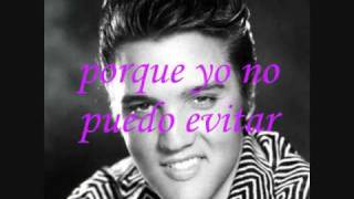 Elvis -- Can't help falling in love with you en español chords