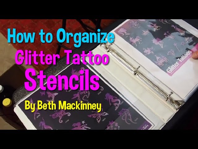 DIY GLITTER TATTOO STENCILS — The Useless Crafter