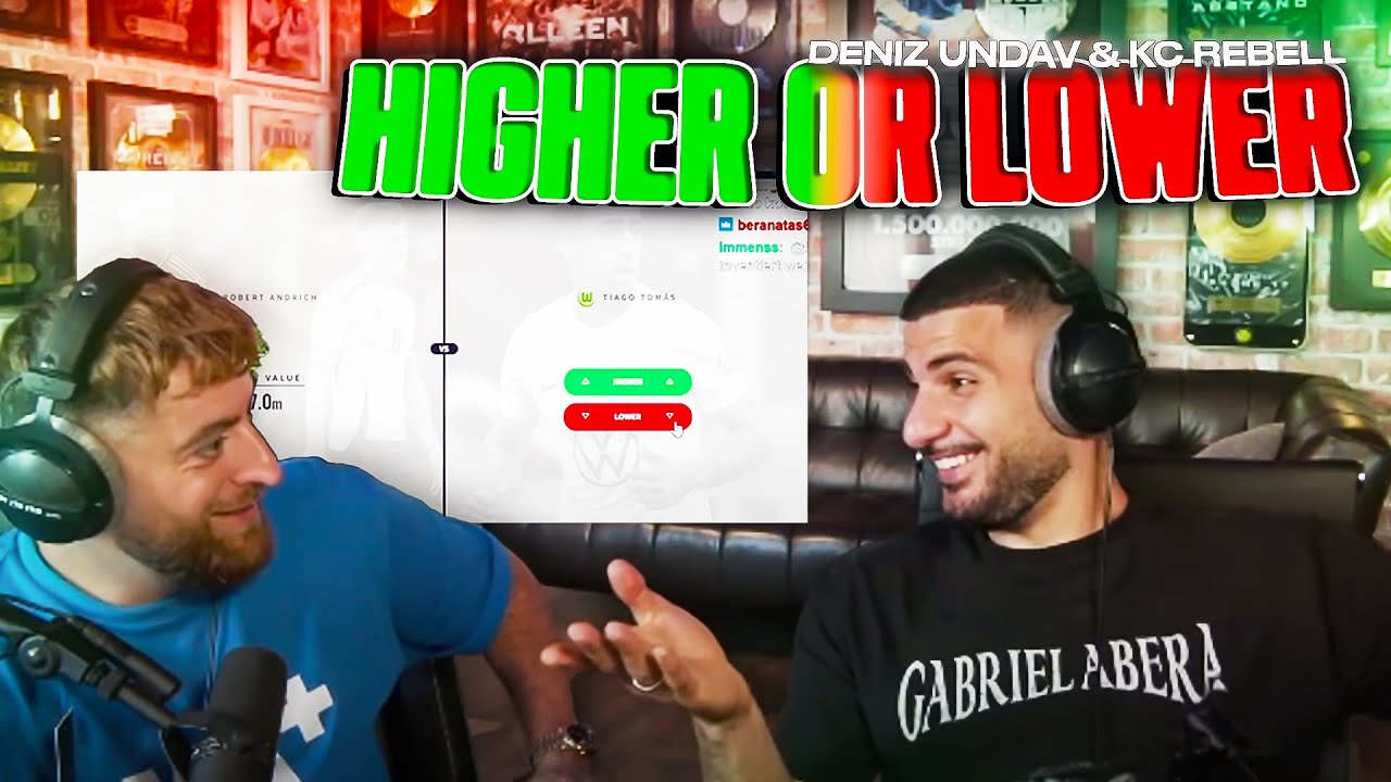 Wie viele Punkte schaffen Deniz Undav & KC Rebell? HIGHER OR LOWER ⚽️💸🤔