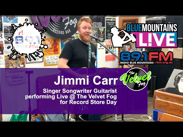 Jimmi Carr Live at The Velvet Fog Record Bar | Katoomba, NSW