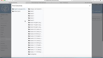 Adding Outcomes in Canvas