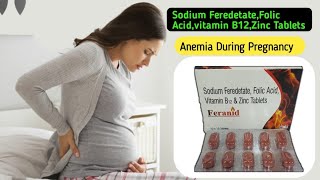 Sodium Feredetate  Folic Acid  Vitamin B12 Zinc Tablets  use in hindi / Feranid Tabs/ dawa jankari
