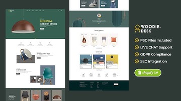 Woodie - Interior Design and Furniture Shopify 2.0 Theme - TemplateTrip