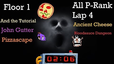 Pizza Tower Lap Hell: Hotfix - Floor 1 All P-Rank Lap 4