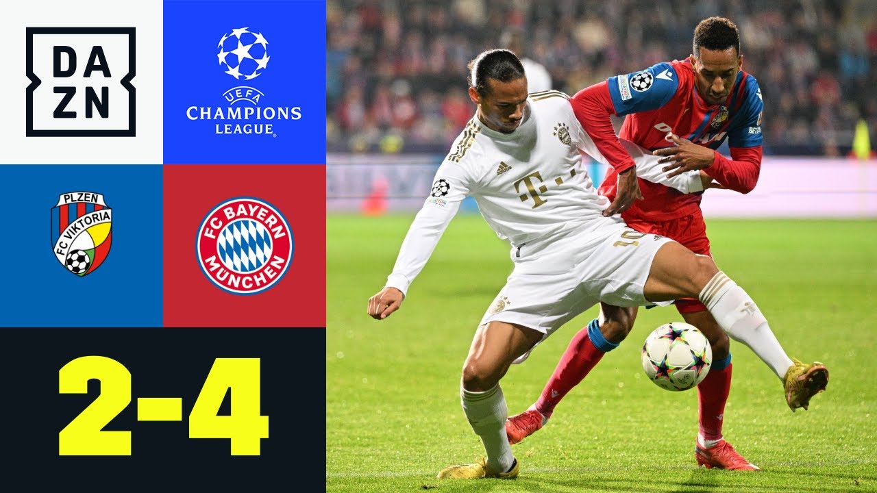 Viktoria Pilsen - FC Bayern München 24 UEFA Champions League DAZN Highlights