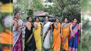 Saree theme / saree with  modern theme/ kitty party theme / enjoyed a lot. screenshot 5