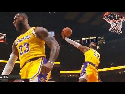 Lakers vs. Blazers: LeBron James drops, Damian Lillard doubles ...