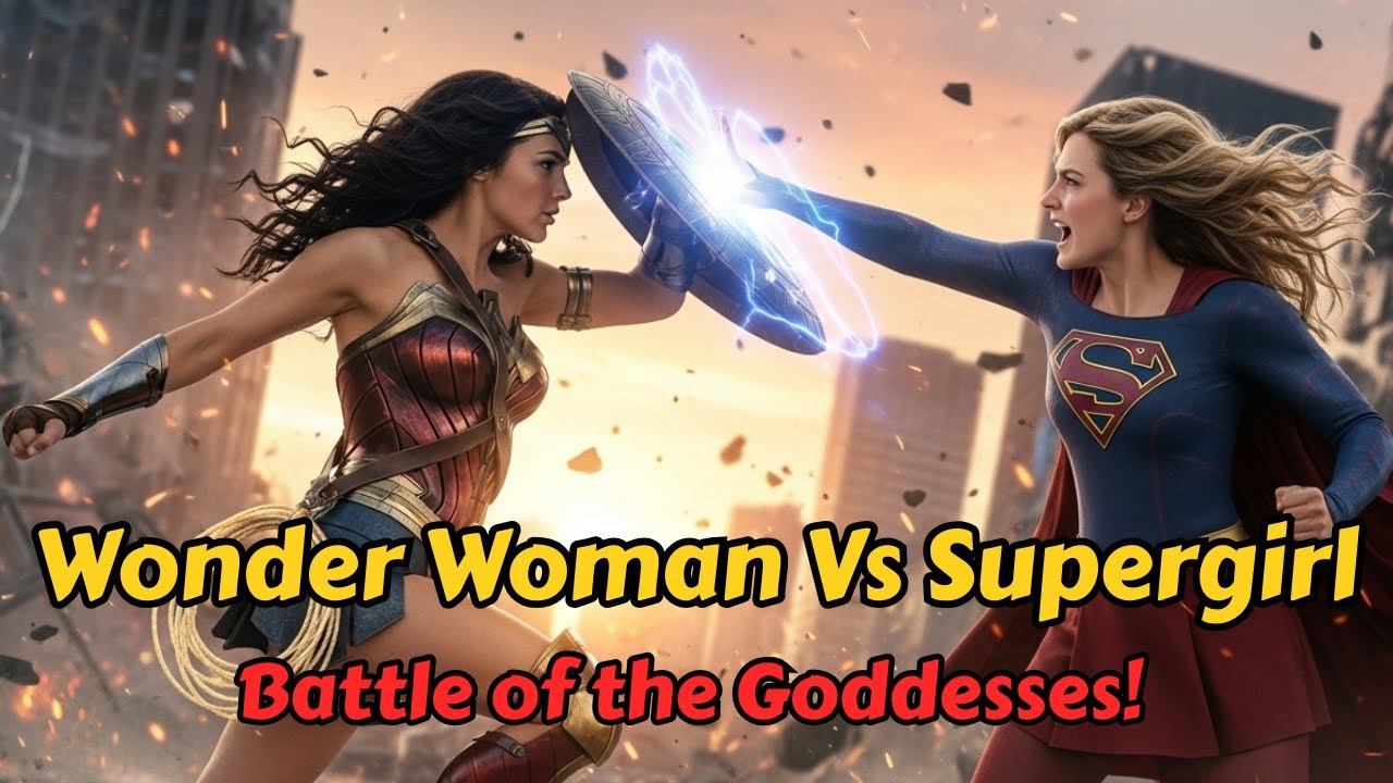 Wonder Woman Vs Supergirl | Epic Superpower Battles