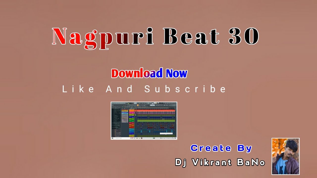 Nagpuri Beat 30 //Adhunik Nagpuri Beat//Nagpuri Loop//Fl Studio Beat