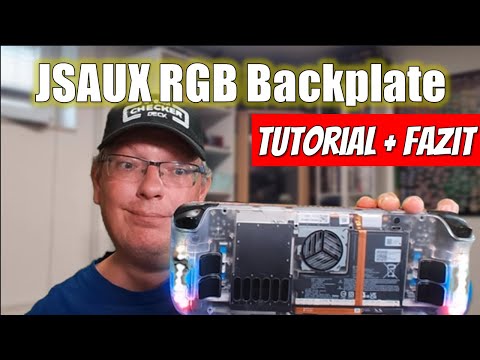 JSAUX RGB Backplate | Steam Deck | Tutorial | Review | Fazit