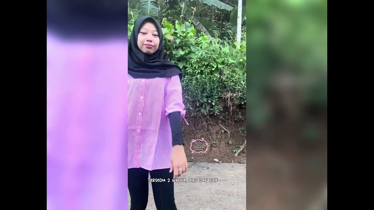 Atasan wanita Oversize Korean Style | Blouse Celia Sanaj Store | atasan wanita salur ukuran jumbo