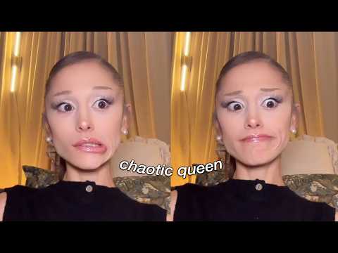 ariana grande being a chaotic queen for 10 mins straight