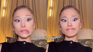 ariana grande being a chaotic queen for 10 mins straight