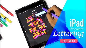 Lettering Full video+Timelapse | Procreate | iPad