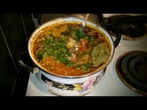 Суп харчо из говядины с рисом Простой рецепт блюда на обед Такой Ели!