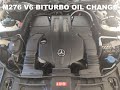 M276 Biturbo C43/C400/C450/E400/CLS400 Oil Change