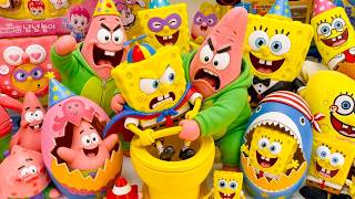 ULTIMATE SpongeBob & Patrick Funny Toilet Party & Surprise Egg Collection🚽🥚 Satisfying Toys ASMR screenshot 2