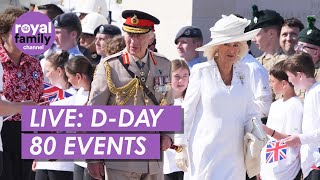 LIVE: Royals Attend DDay 80th Anniversary Events